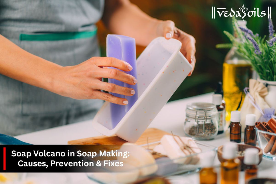 Soap Volcano in Soap Making: Causes, Prevention & Fixes