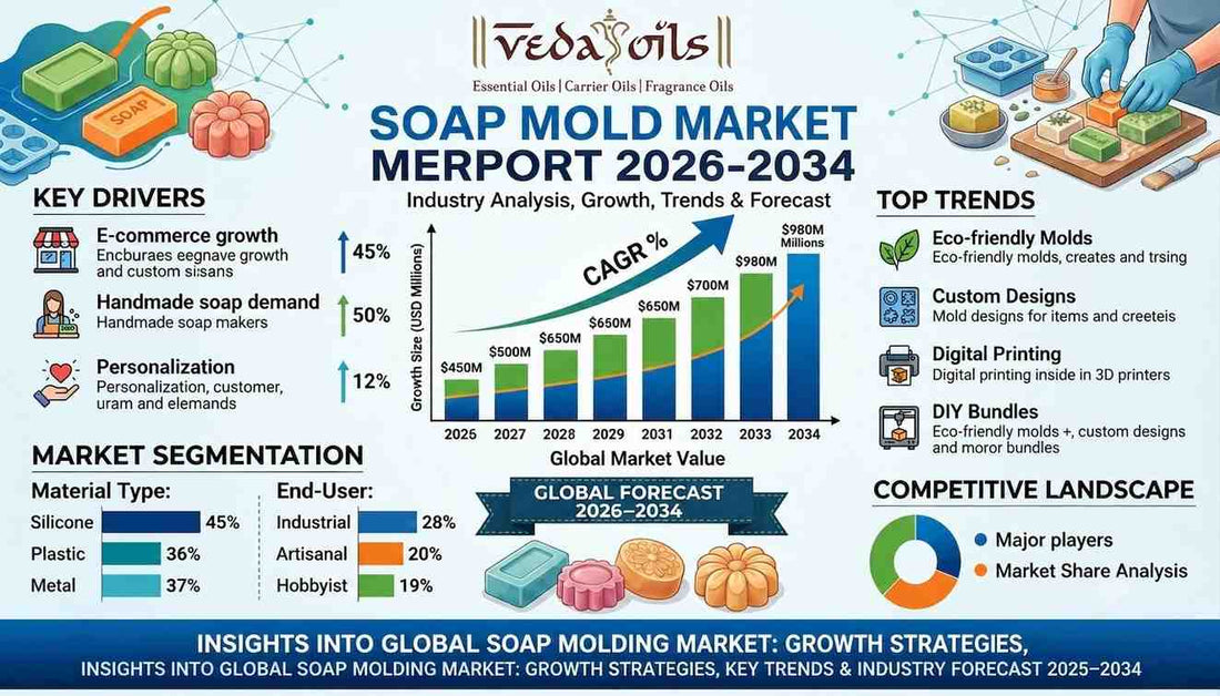 Soap Base Market Report 2026–2034 Industry Analysis, Growth VedaOils
