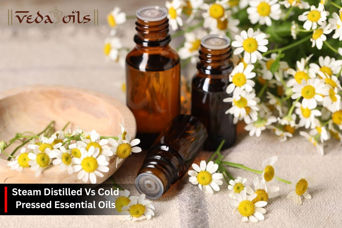steam distilled vs cold pressed essential oils