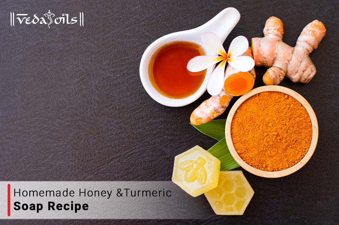 DIY Honey & Turmeric Soap 