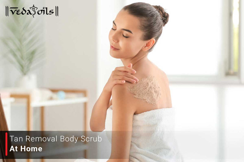 DIY Homemade Tan Removal Body Scrub Recipe For Glowing Skin