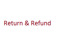 Return & Refund