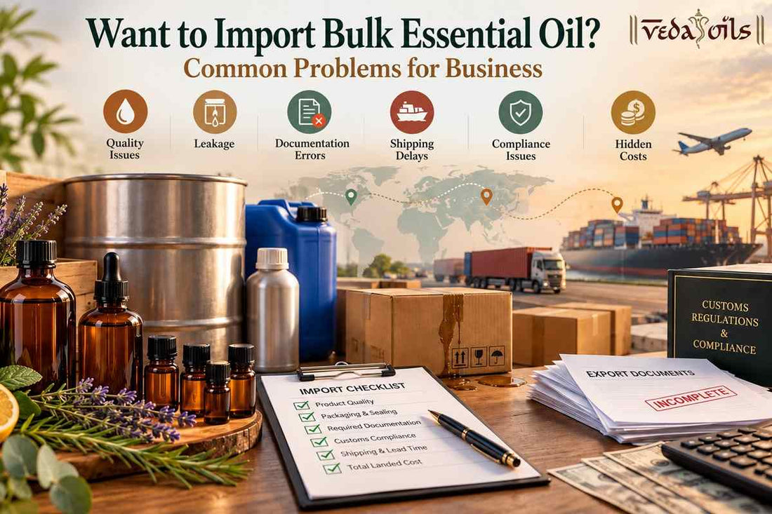 Challenges while import essential oil