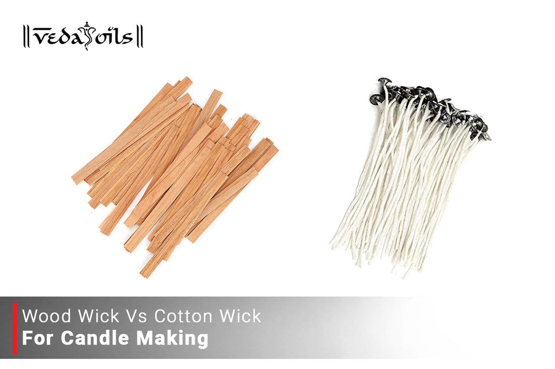 Wood Wick Vs Cotton Wick For Candle Making Featured