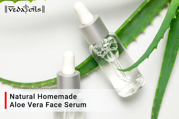 DIY Face Serum with Aloe Vera Gel | Homemade Aloe Vera Face Serum