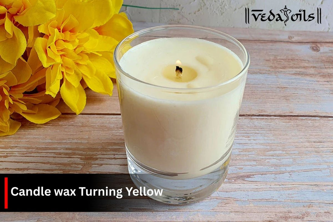 Candle Turning Yellow