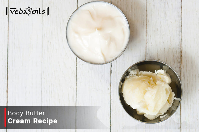 Homemade Body Butter Cream - Skincare at Home in Simple DIY Steps