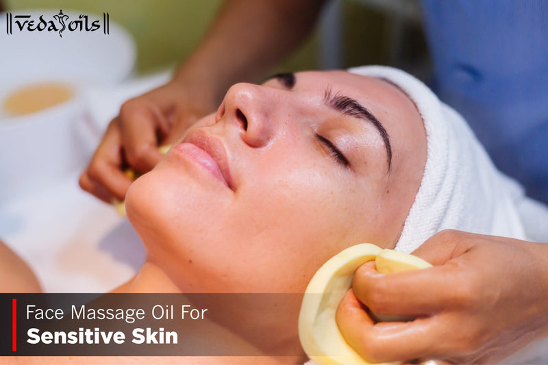 Face Massage Oil For Sensitive Skin - Gentle and Soothing Treatment