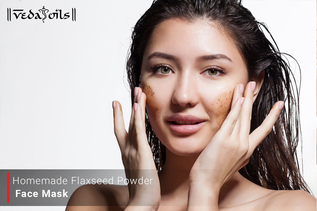 Homemade Flaxseed Powder Face Mask - DIY Face Pack Receipe