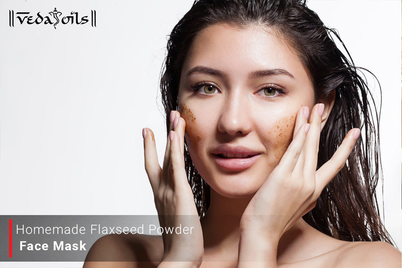 Homemade Flaxseed Powder Face Mask - DIY Face Pack Receipe