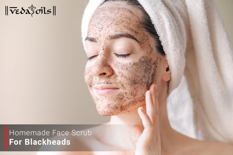 Homemade Face Scrub For Blackheads & Whiteheads