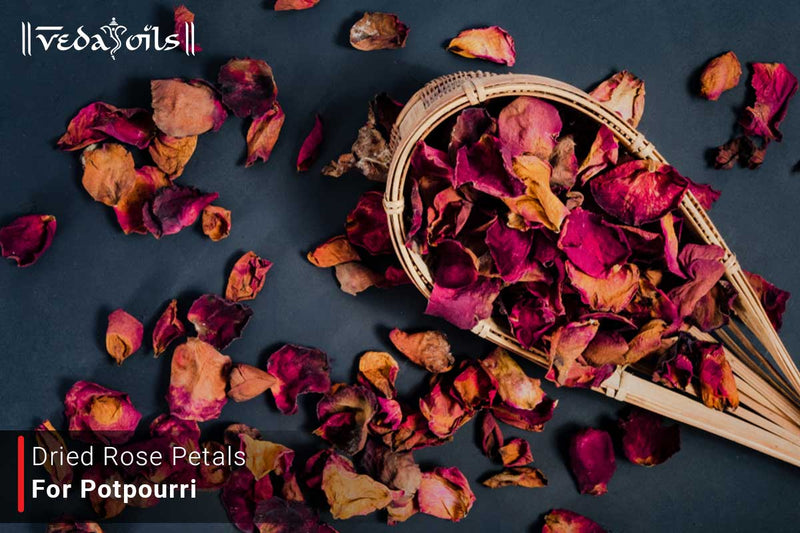 Dry Rose Petals For Potpourri - DIY Rose Potpourri At Home