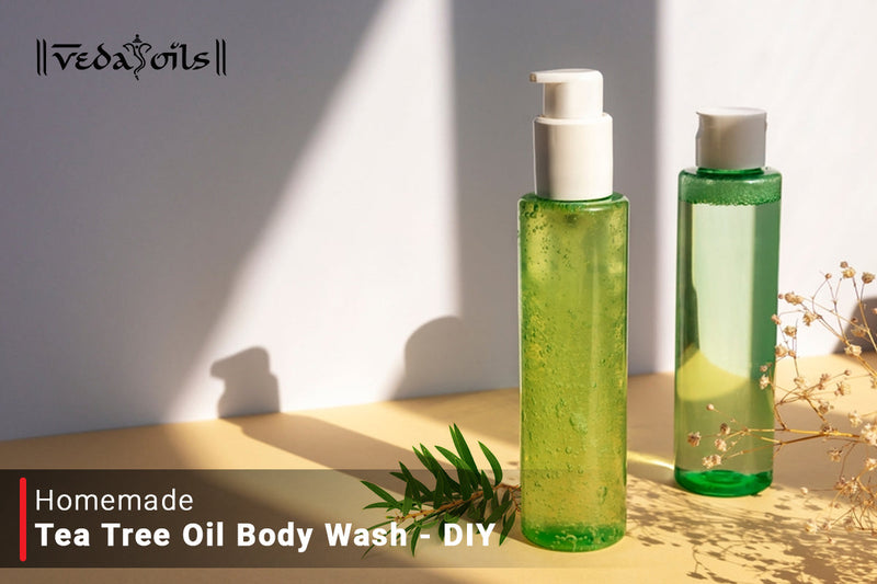Homemade Tea Tree Oil Body Wash