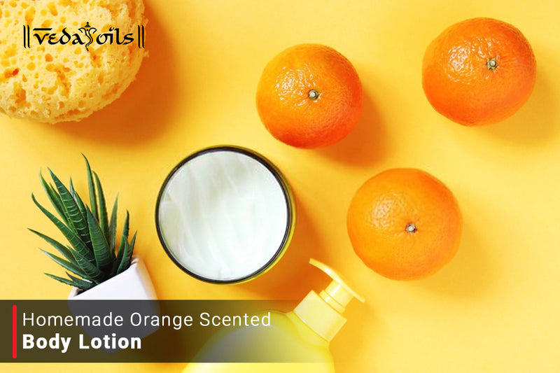 Homemade Orange Body Lotion