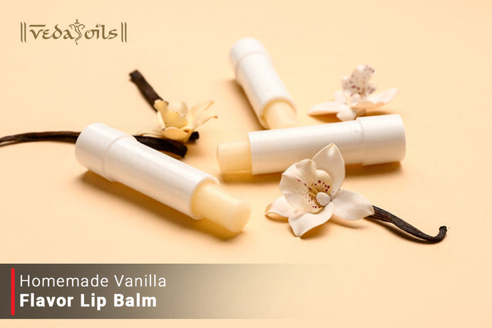 Homemade Vanilla Lip Balm