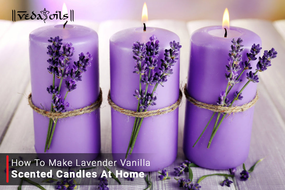how to make lavender vanilla scented candles at home featured