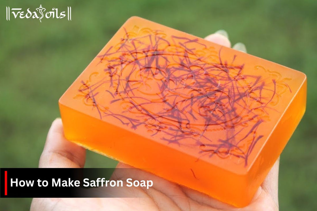Homemade Saffron Soap for Glowing Skin