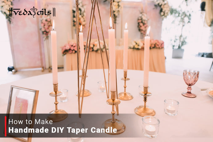 How To Make Taper Candles | Handmade DIY Taper Candle