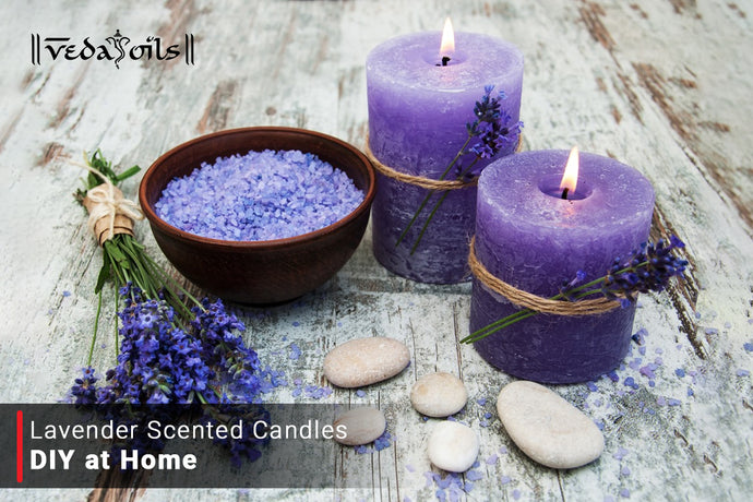 Lavender Scented Candles at Home - DIY Recipe & Benefits