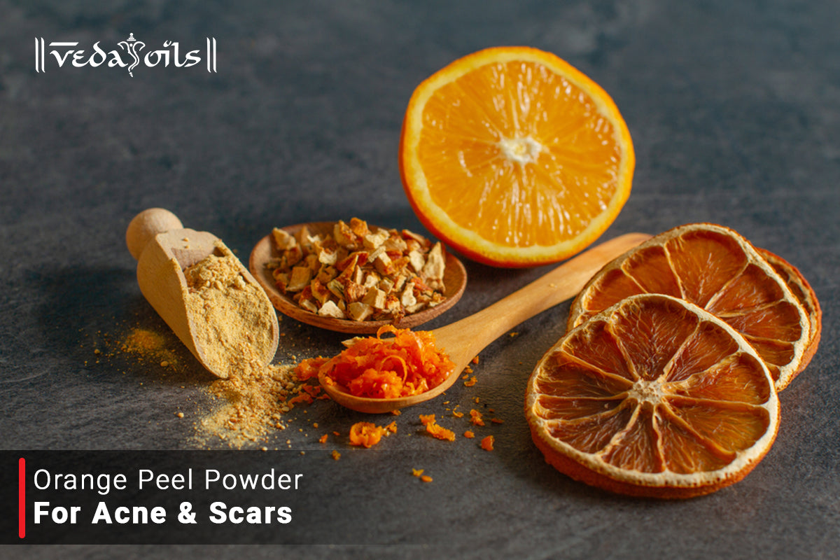 Orange Peel Powder for Acne Scars
