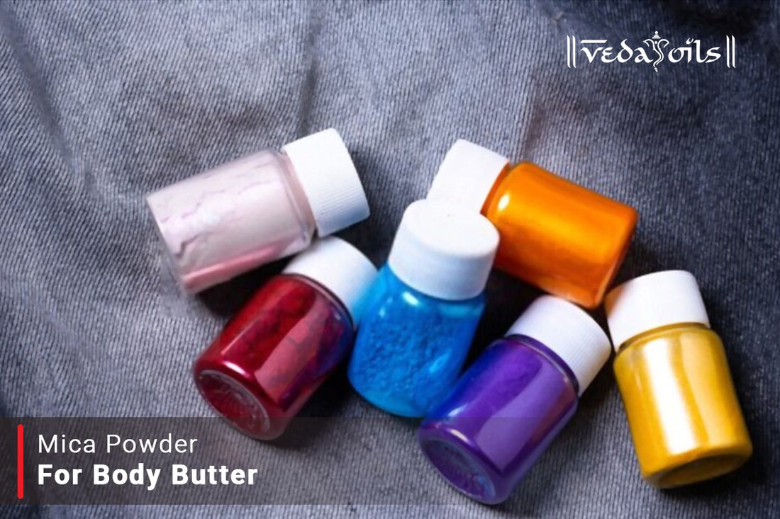 mica powder for body butter