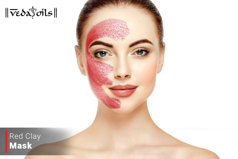 Homemade Red Clay Masks