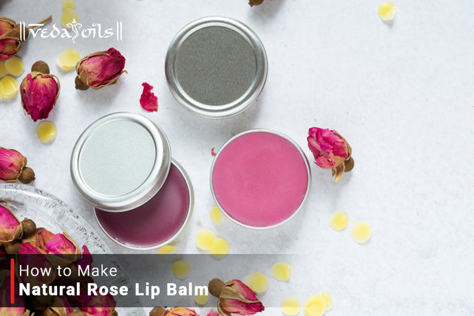 Homemade Rose Lip Balm
