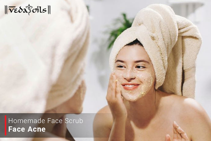Homemade Face Scrub for Acne - 3 DIY Recipes For Acne Prone Skin