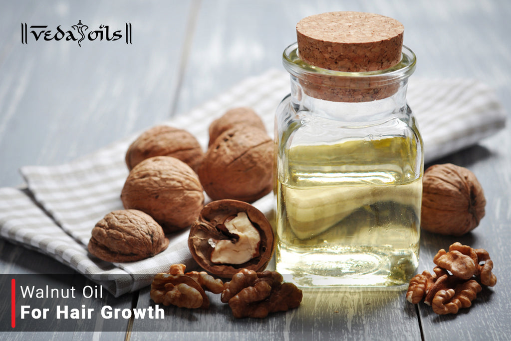 Walnut Oil For Hair Growth Natural Oil For Long & Strong Hair VedaOils