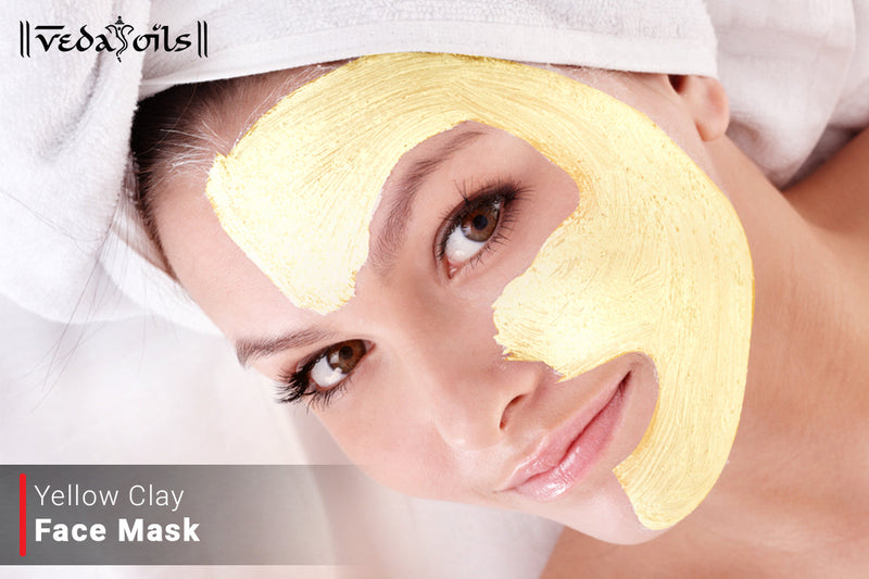 How To Make Yellow Clay Face Mask - DIY Recipe And Benifits
