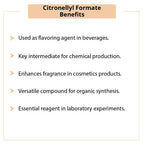 Citronellyl Formate Benefits