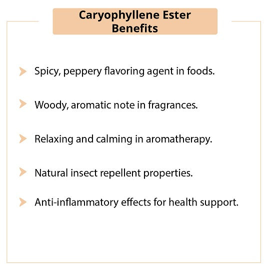 Caryophyllene Ester Benefits