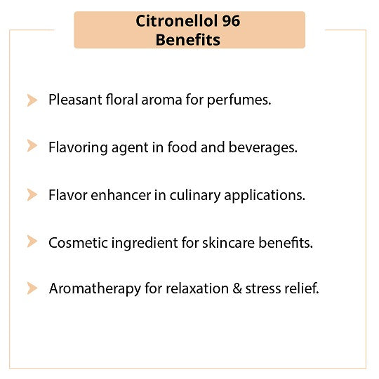 Citronellol Benefits