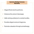 Gamma Methyl Ionone Benefits