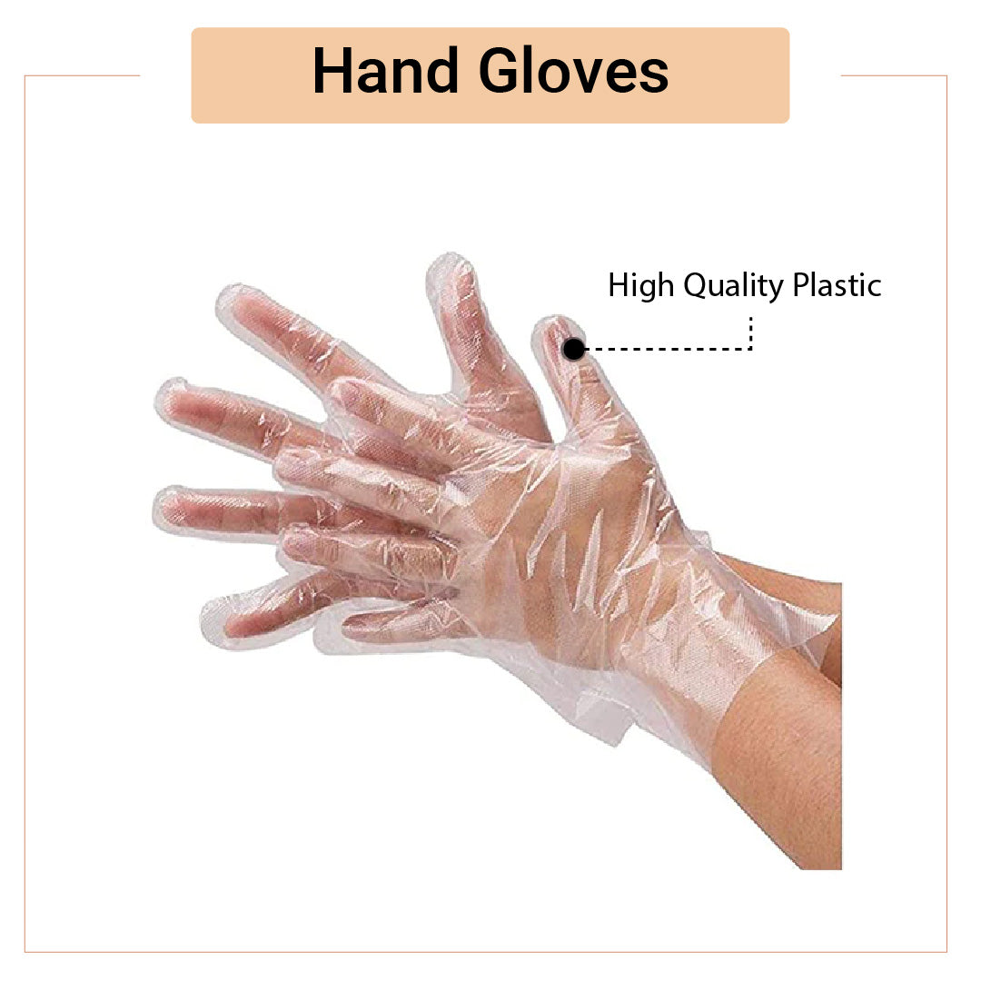 Transparent Hand Gloves - Buy 1 Get 1 Free