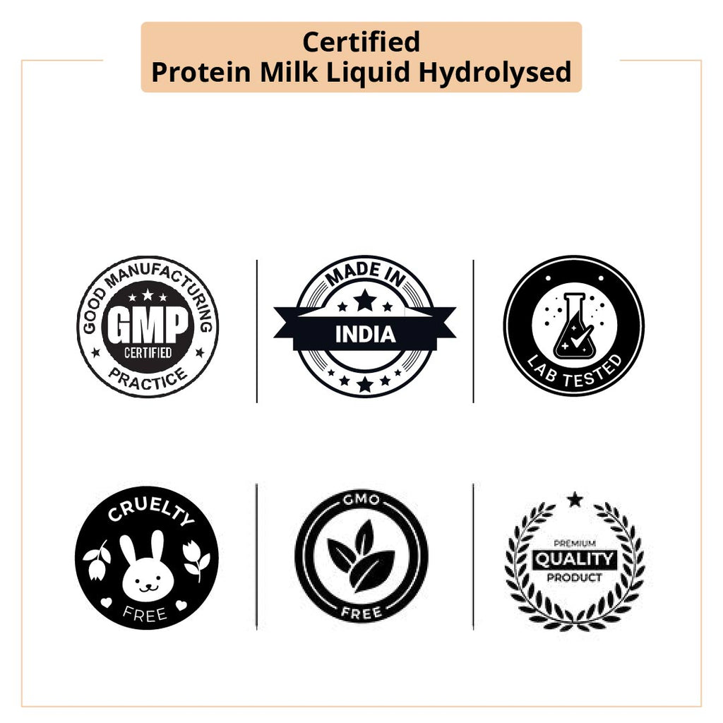 Certified Protein Milk Liquid Hydrolysed 