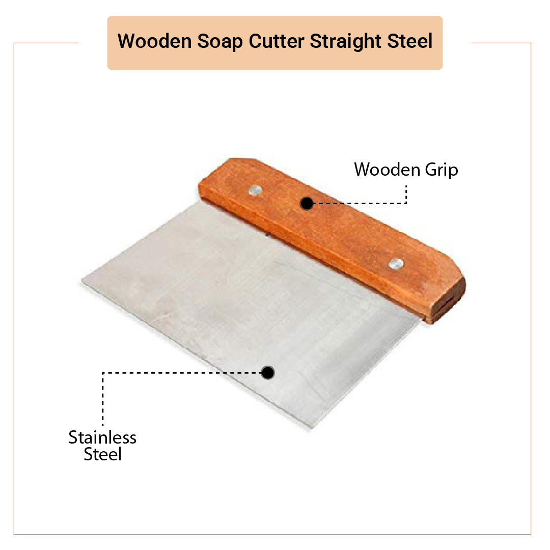 Wooden Soap Cutter Straight Steel