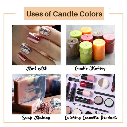 6 Candle Color Combo Pack