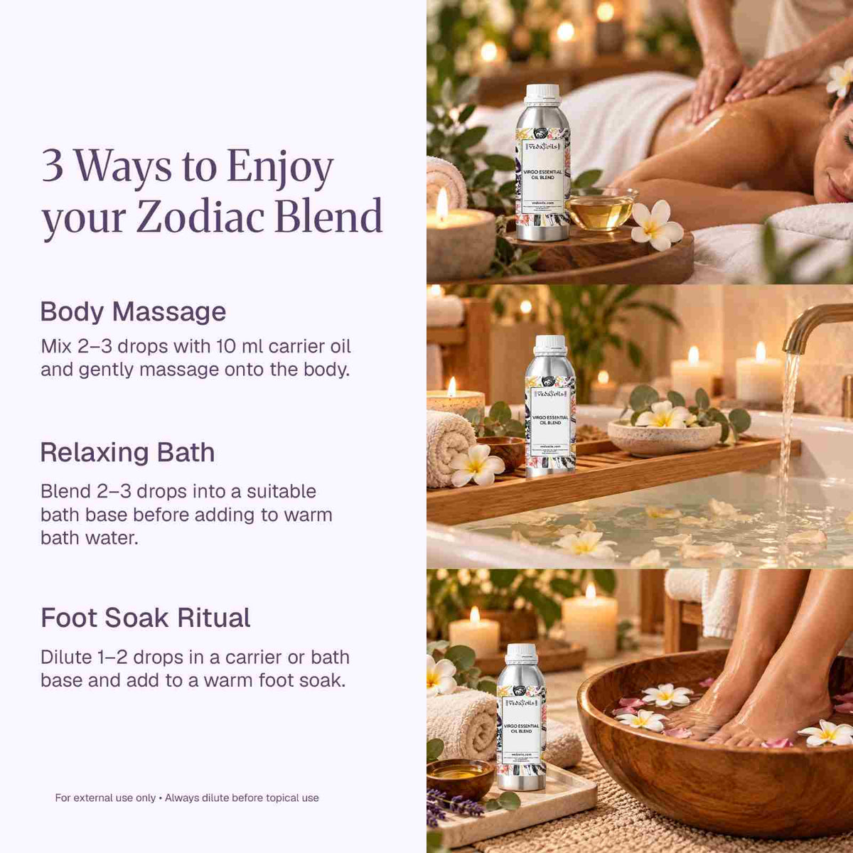 Way to use Virgo Essential Oil Blend