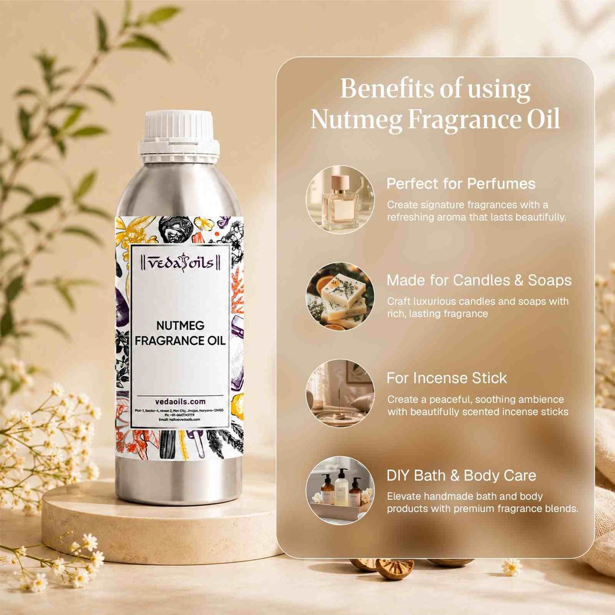 Benefits Nutmeg Fragrance Oil
