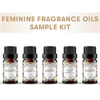 5 Feminine Fragrance Oils Sample Kit pack