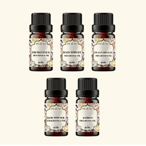 5 Fresh / Clean Fragrance Oils Sample Kit