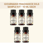 5 Gourmand Fragrance Oils Sample Kit set