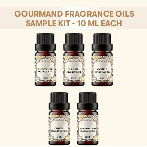 5 Gourmand Fragrance Oils Sample Kit set