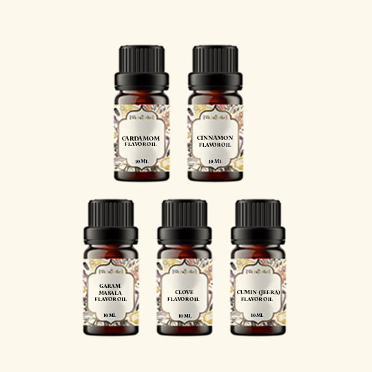 5 Spice Flavour Oil Sample Kit