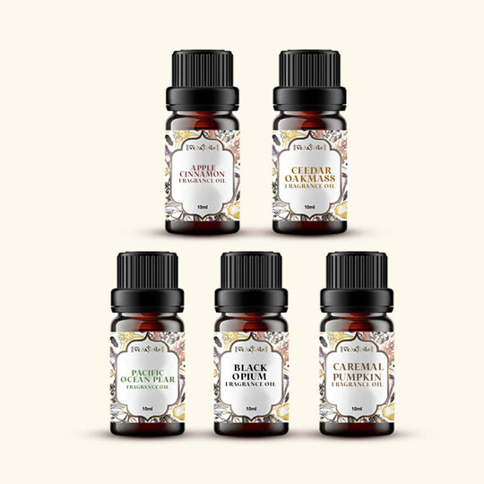 5 Spicy Fragrance Oils Sample Kit 