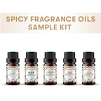 5 Spicy Fragrance Oils Sample Kit set
