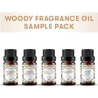 5 Woody Fragrance Oils Sample Kit pack