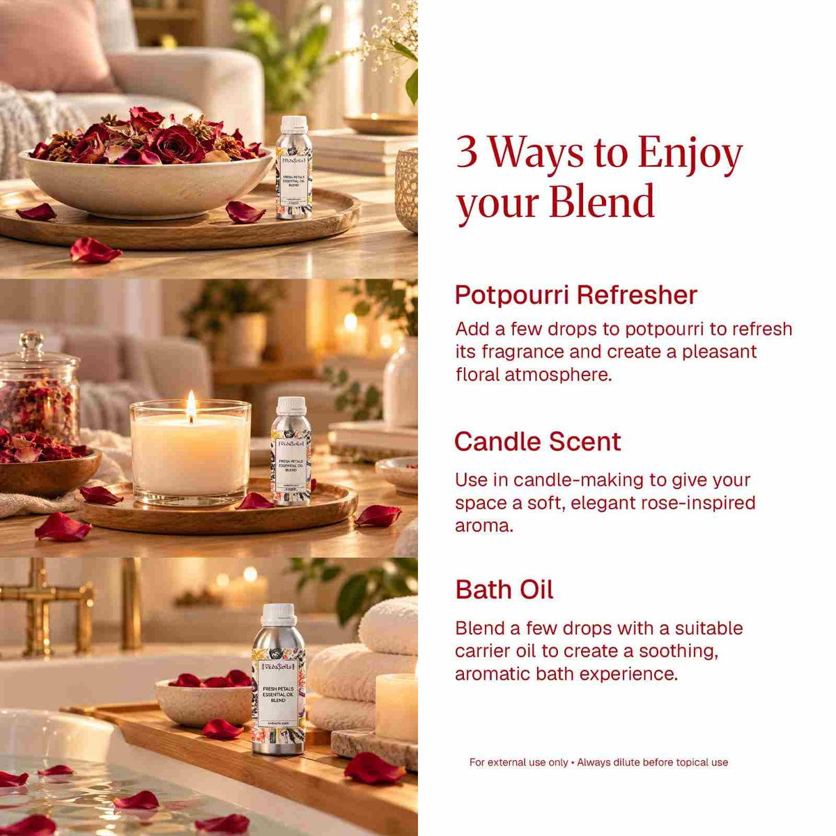 Best Ways to use Petal Fresh Oil Blend