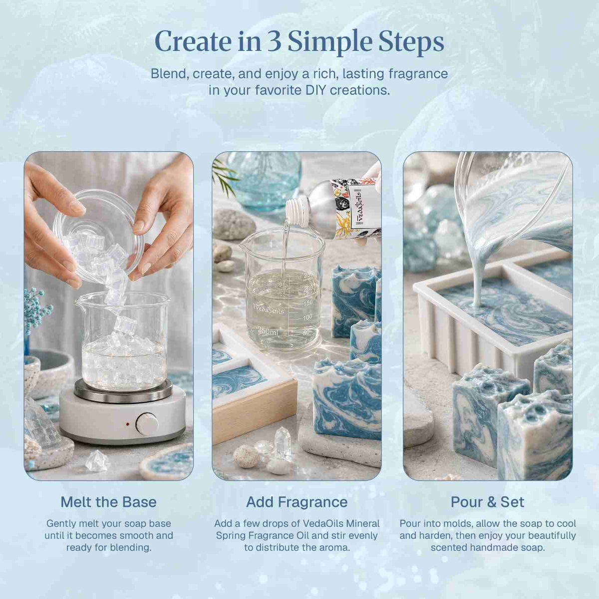 Step to make things Mineral Springs Fragrance Oil